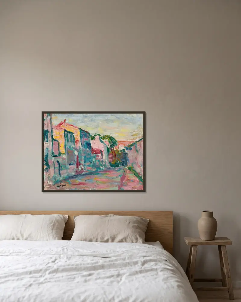 Arcueil, Albert Marquet v rámu na stěně