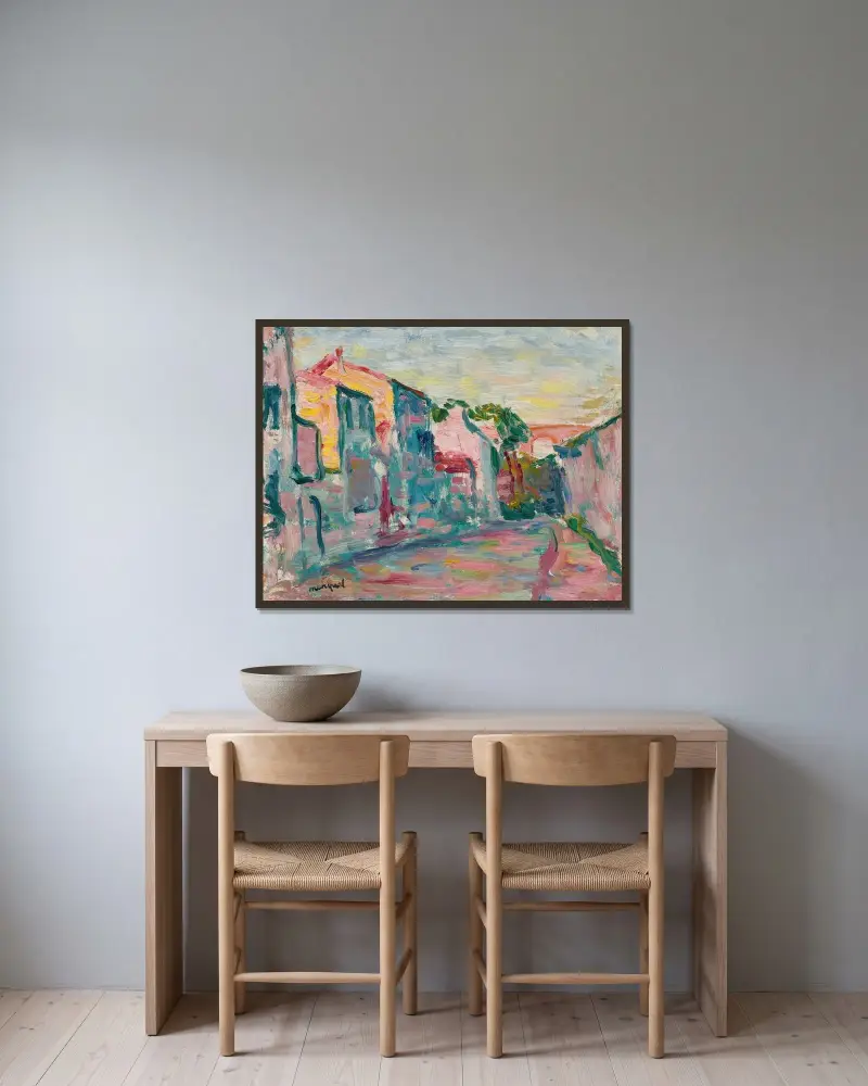 Arcueil, Albert Marquet v rámu na stěně