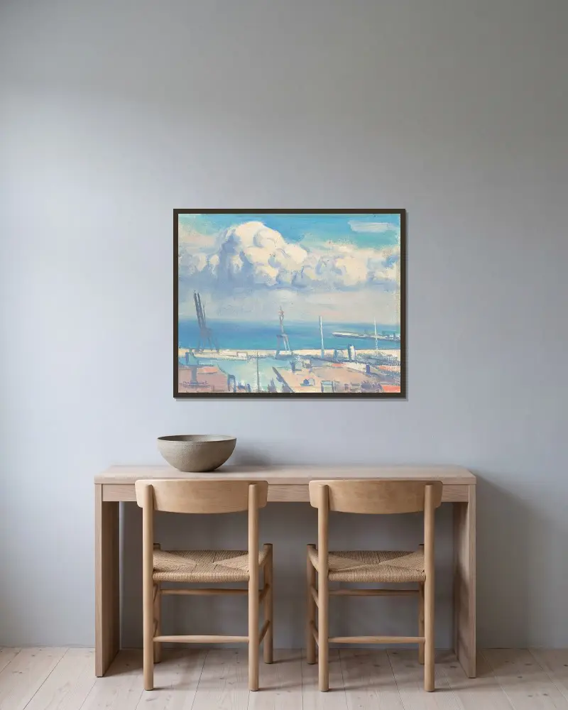 Le Nuage, Alger, Albert Marquet v rámu na stěně
