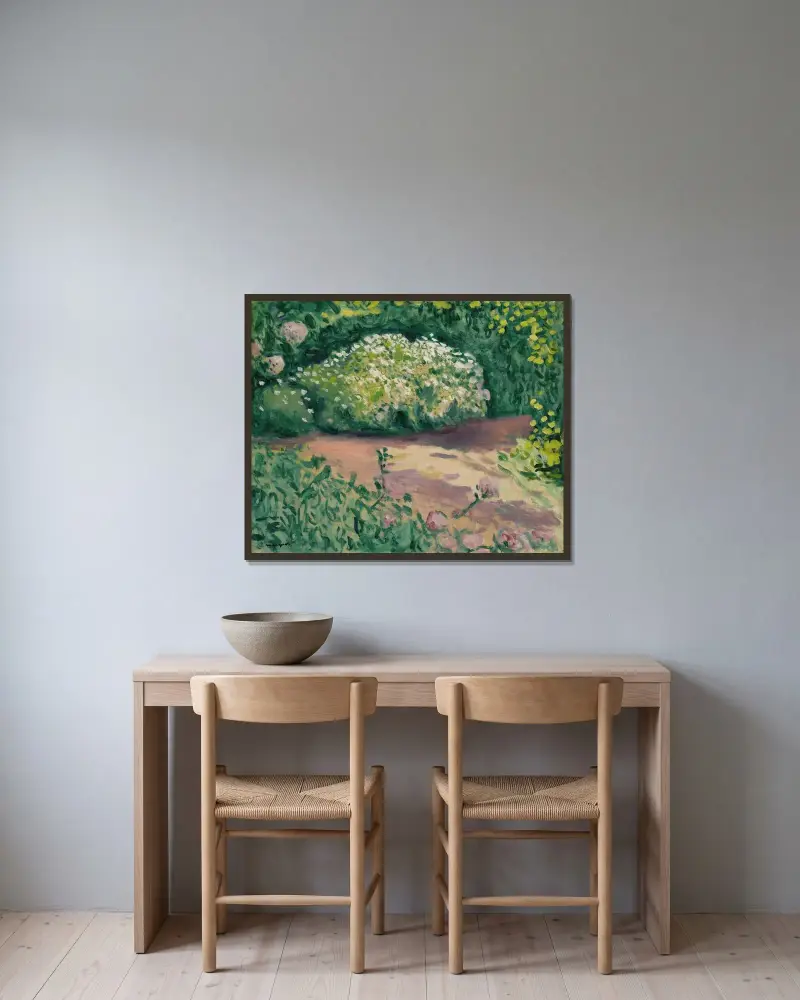Gänseblümchen von Albert Marquet gerahmt an einer Wand