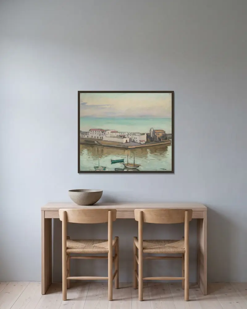 Die Admiralitätsinsel von Albert Marquet gerahmt an einer Wand