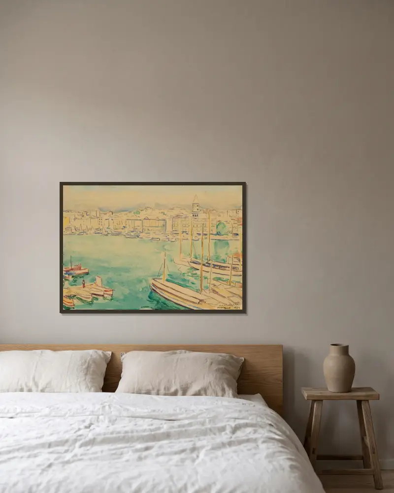 Marseille, Albert Marquet v rámu na stěně