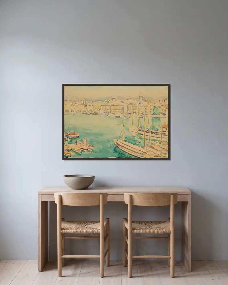 Marseille, Albert Marquet v rámu na stěně