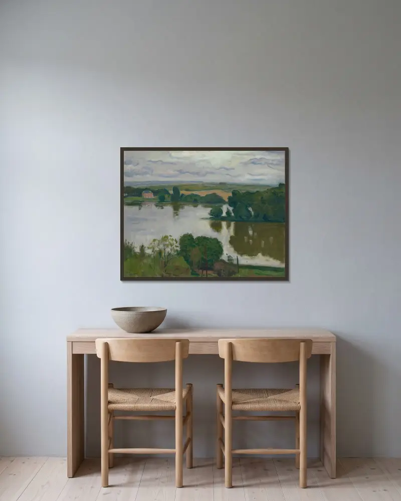Méricourt, La maison des éclusiers av Albert Marquet inramad på en vägg