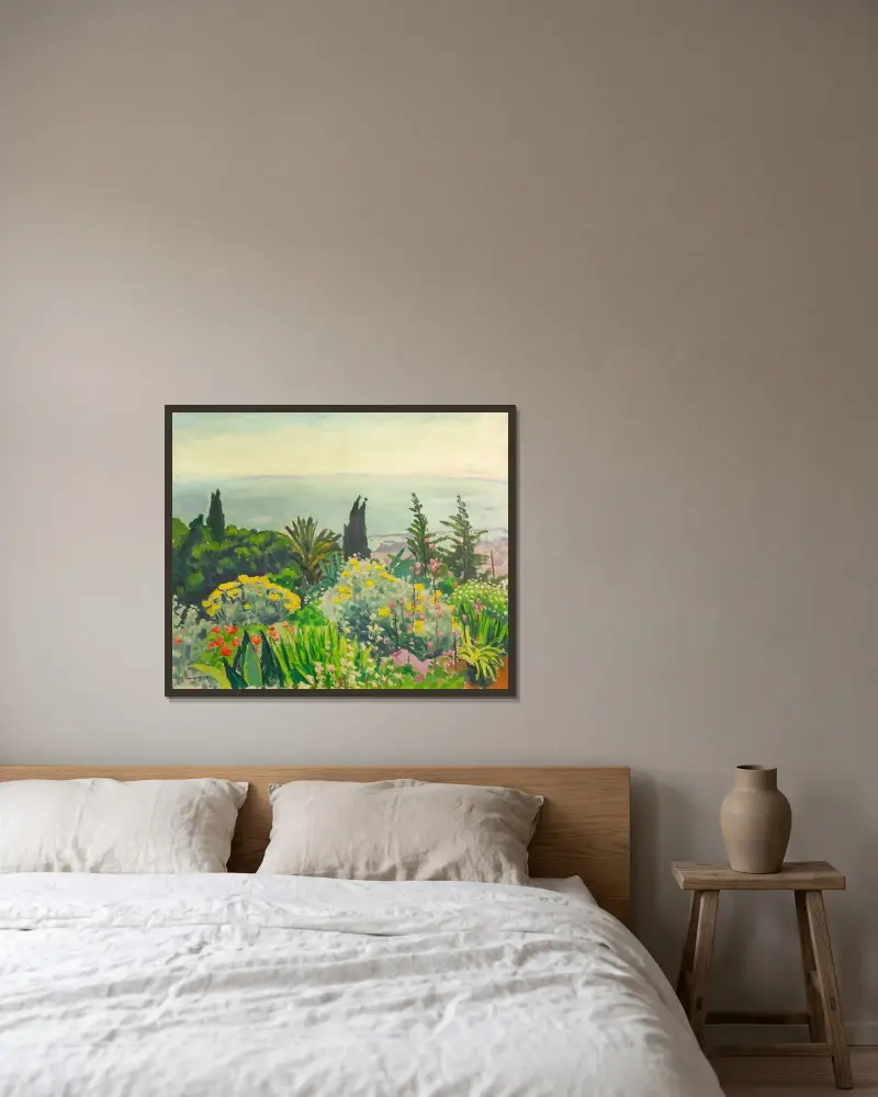 Frühling, Saint-Raphaël von Albert Marquet gerahmt an einer Wand