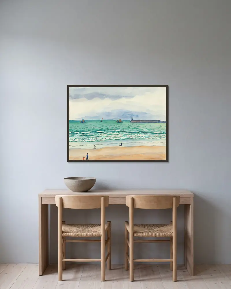 Sables d'Olonne, Albert Marquet v rámu na stěně