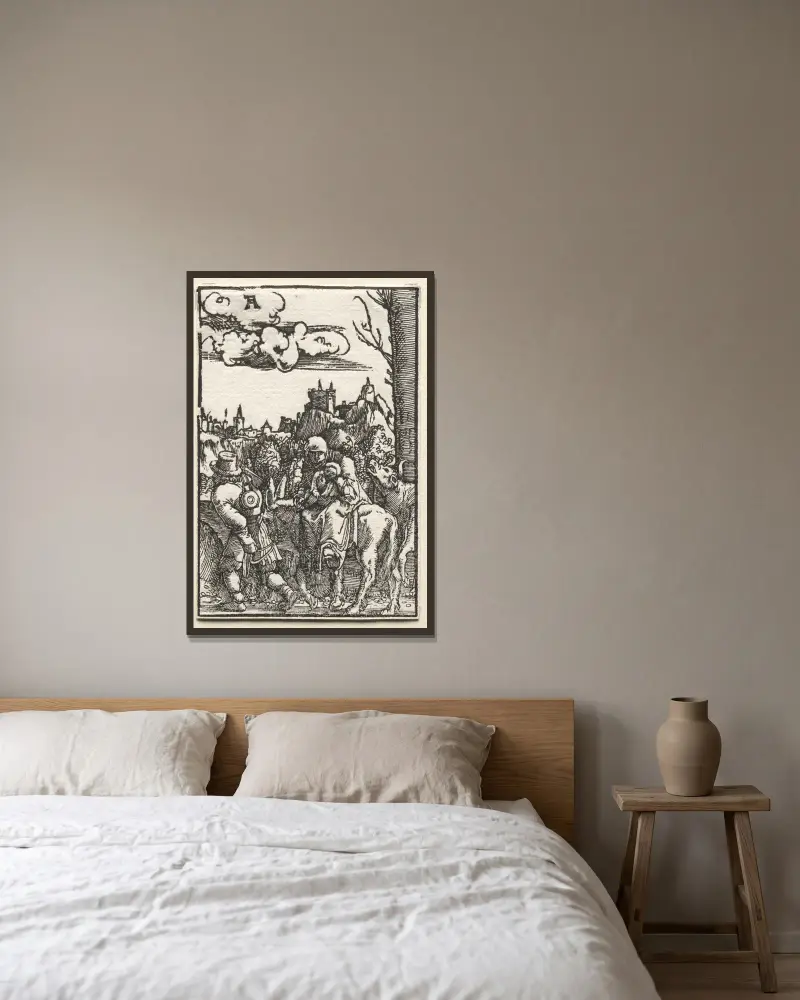 Útěk do Egypta, Albrecht Altdorfer v rámu na stěně