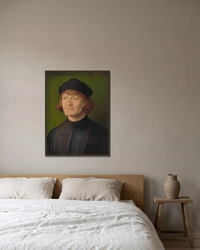 Portret duchownego, Albrecht Dürer w ramie na ścianie