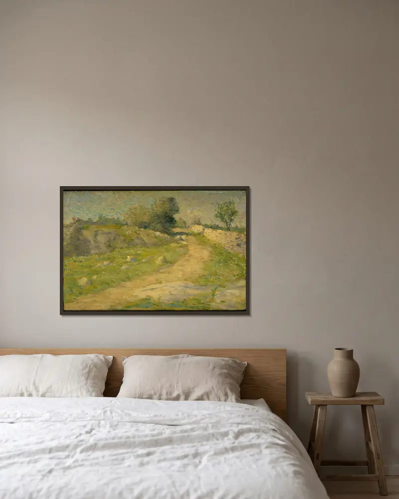 Der Pfad von Julian Alden Weir gerahmt an einer Wand
