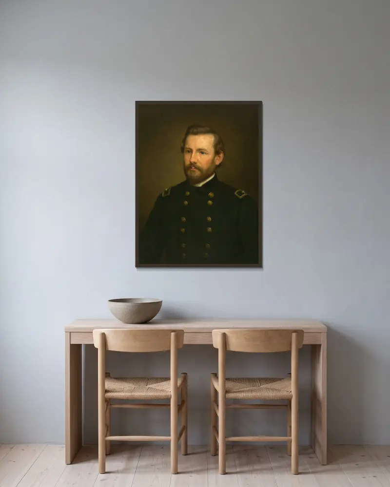 Albert James Myer (1876), George Peter Alexander Healy v rámu na stěně