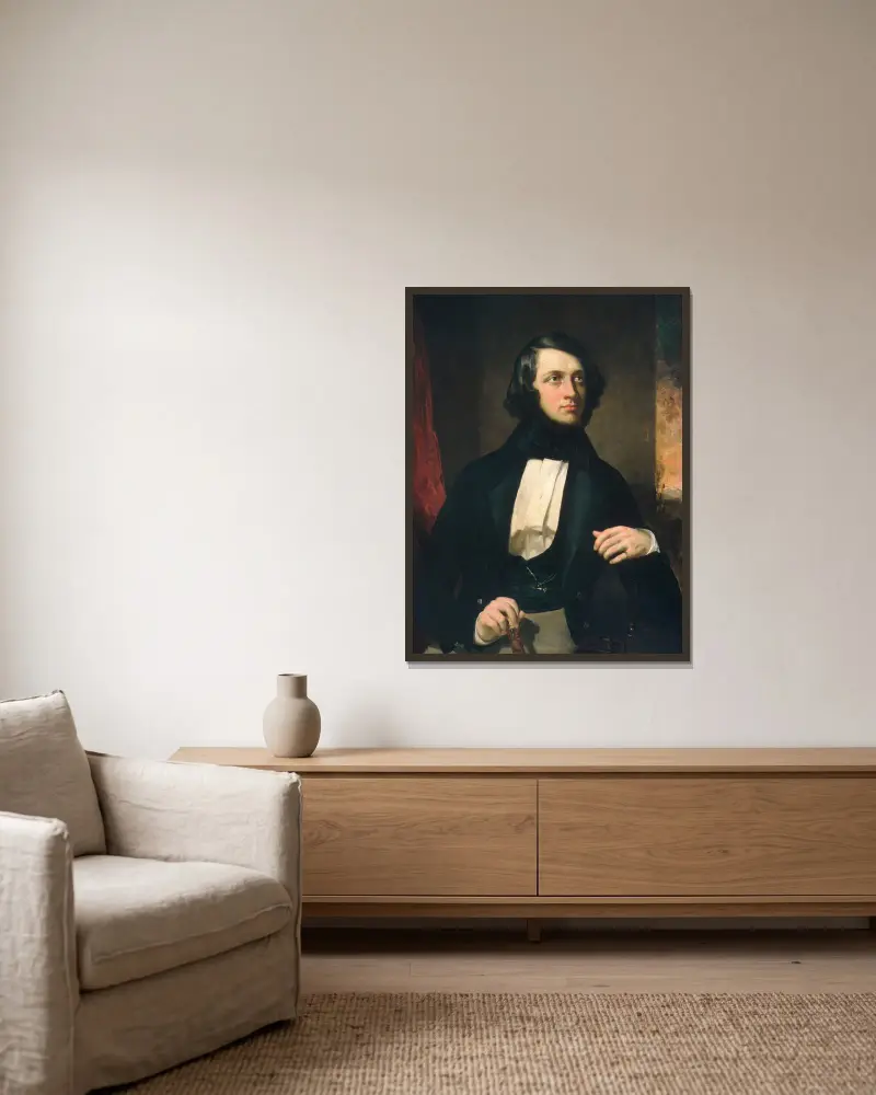 Alexander Van Rensselaer von George Peter Alexander Healy gerahmt an einer Wand