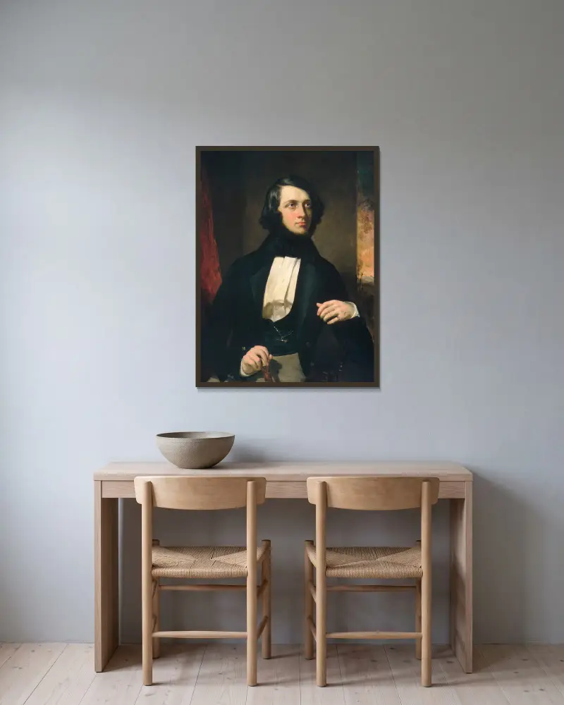 Alexander Van Rensselaer von George Peter Alexander Healy gerahmt an einer Wand
