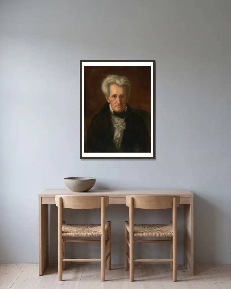 Andrew Jackson, George Peter Alexander Healy v rámu na stěně