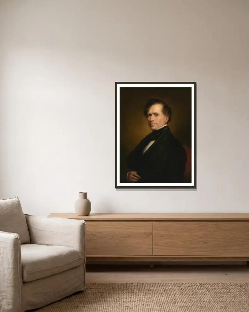 Franklin Pierce, 1852, George Peter Alexander Healy v rámu na stěně