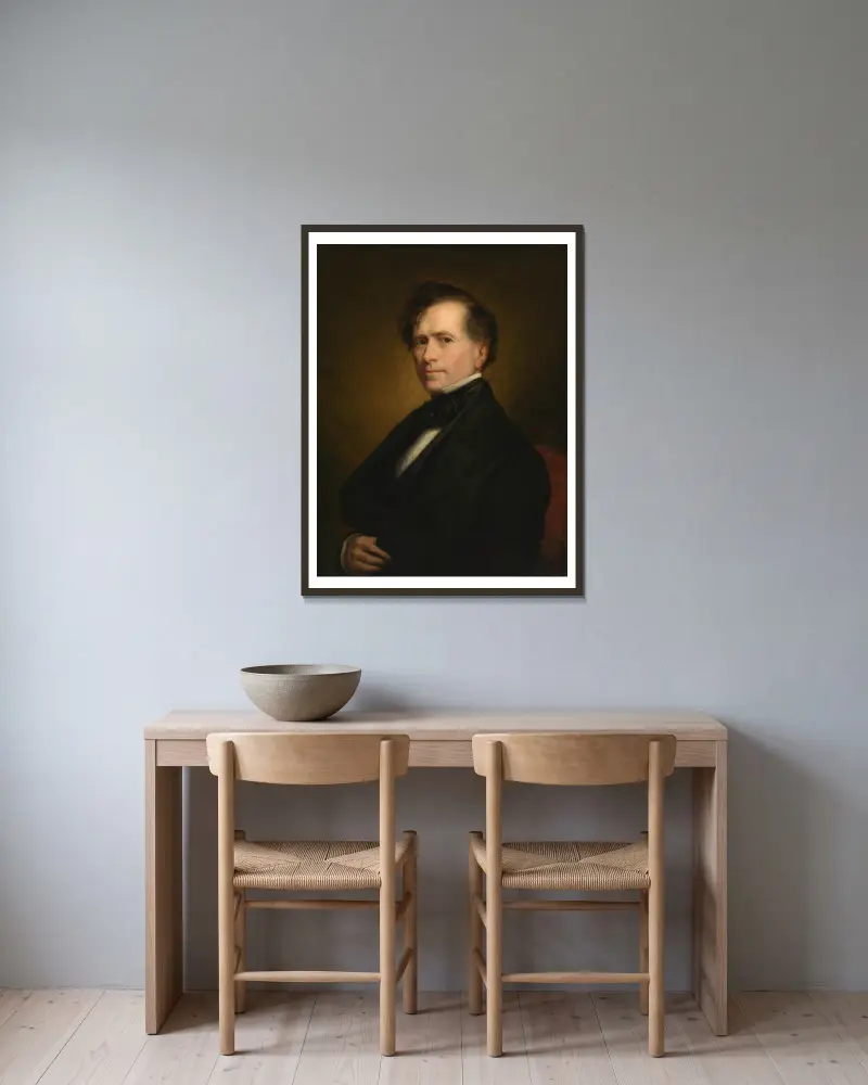 Franklin Pierce, 1852, George Peter Alexander Healy v rámu na stěně