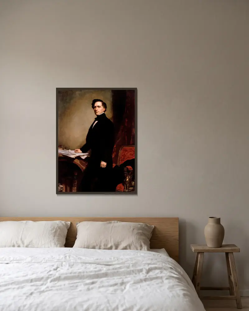 Franklin Pierce, 1858, George Peter Alexander Healy v rámu na stěně