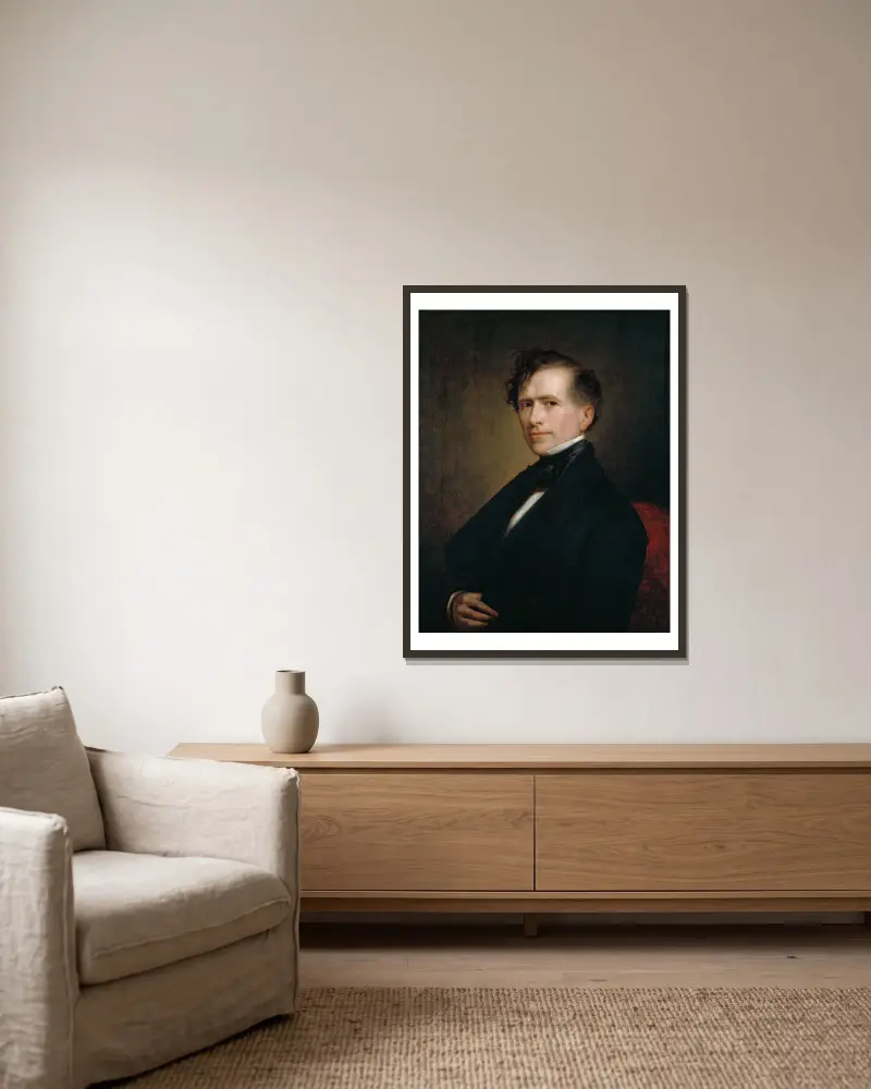 Franklin Pierce, 1853, George Peter Alexander Healy v rámu na stěně