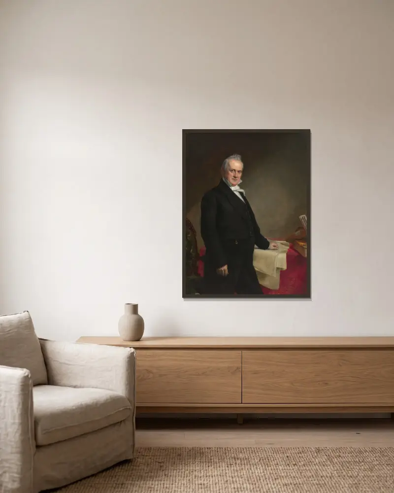 James Buchanan, 1859 – Nr. 2, George Peter Alexander Healy v rámu na stěně