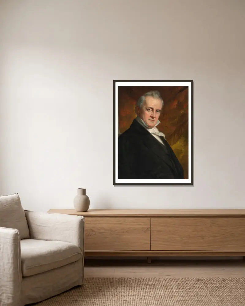 James Buchanan, 1859 – Nr. 1, George Peter Alexander Healy v rámu na stěně