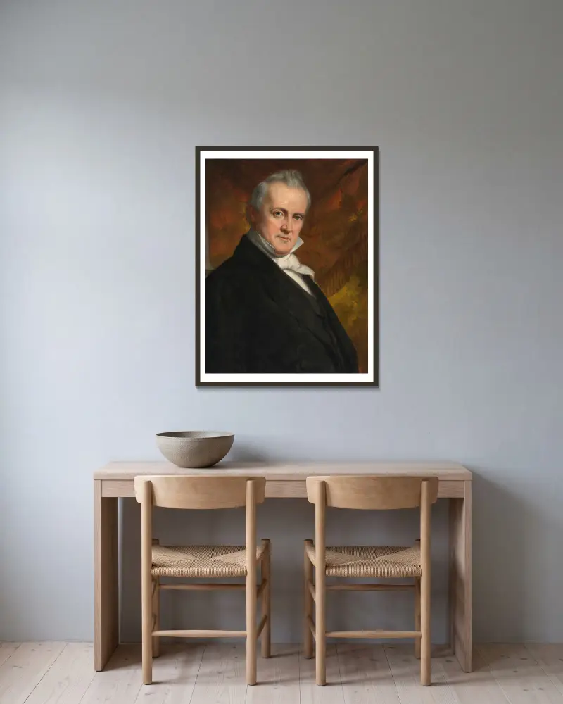 James Buchanan, 1859 – Nr. 1, George Peter Alexander Healy v rámu na stěně