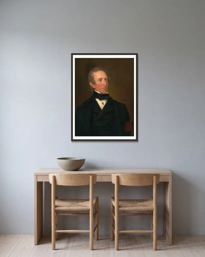 John Tyler, 1842, George Peter Alexander Healy v rámu na stěně