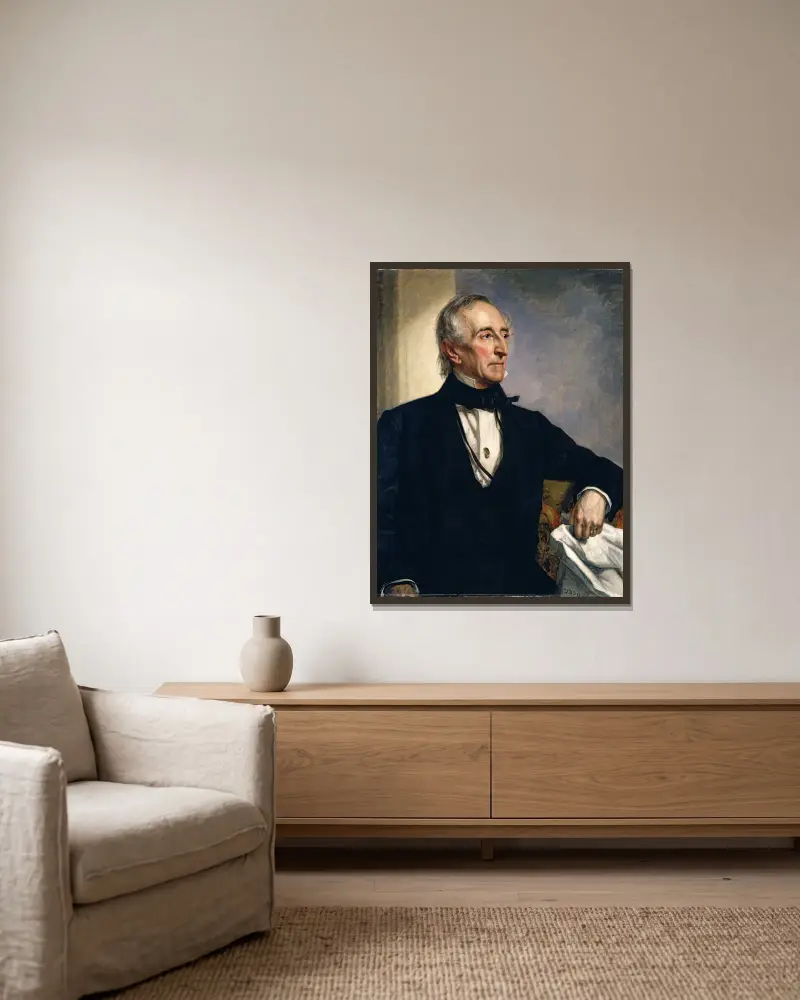 John Tyler, 1859, George Peter Alexander Healy v rámu na stěně