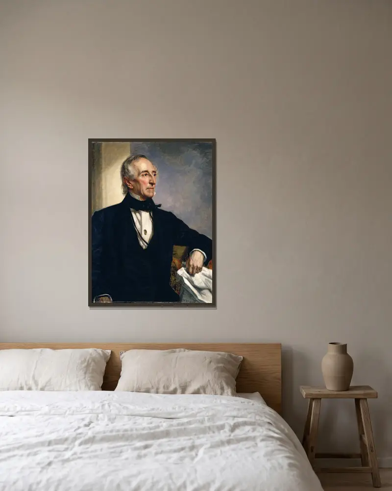 John Tyler, 1859, George Peter Alexander Healy v rámu na stěně
