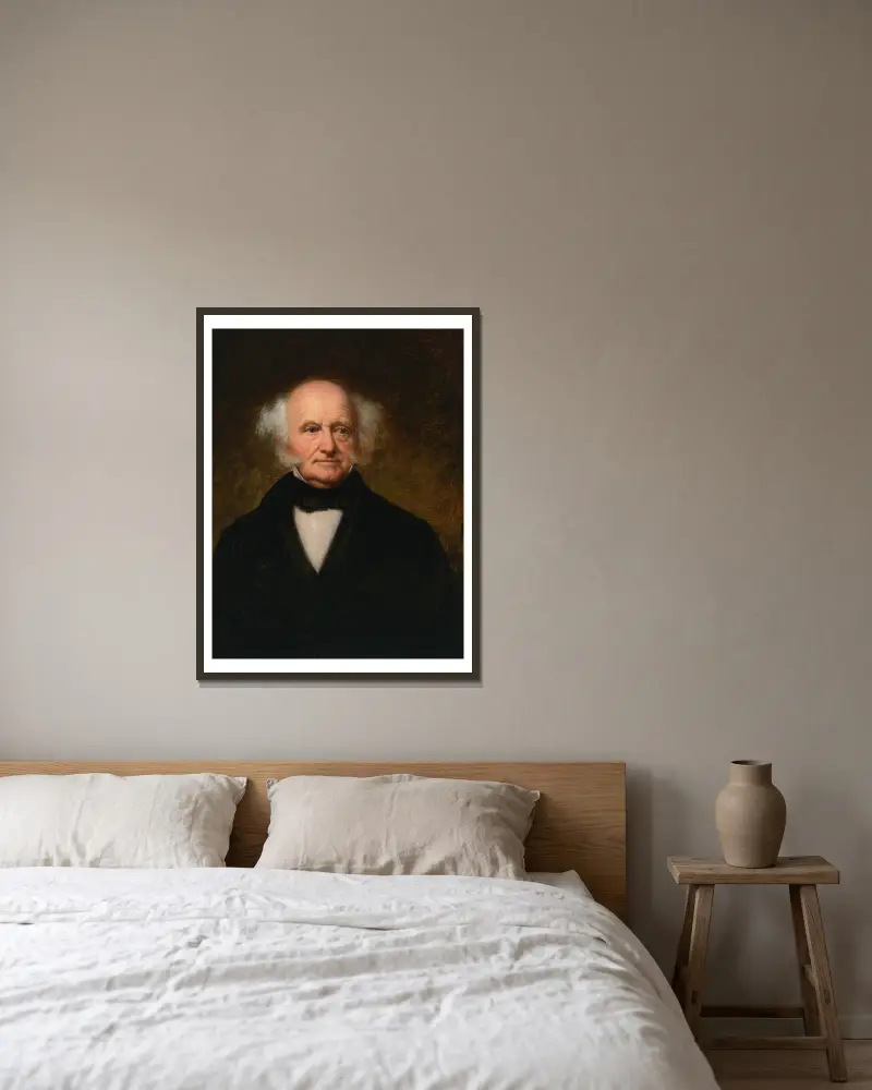 Martin Van Buren von George Peter Alexander Healy gerahmt an einer Wand
