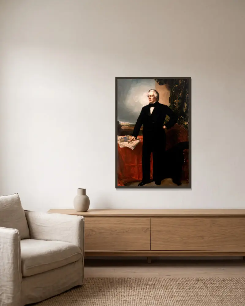 Millard Fillmore, 1857 – Nr. 2, George Peter Alexander Healy v rámu na stěně