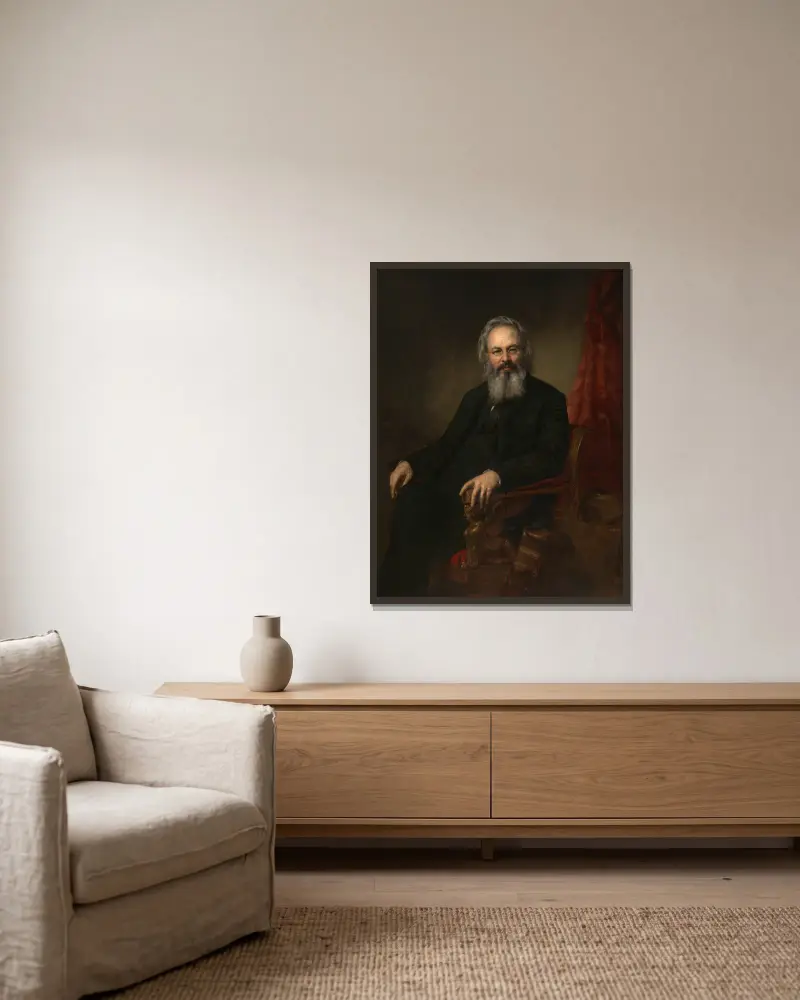 Orestes Brownson, George Peter Alexander Healy v rámu na stěně