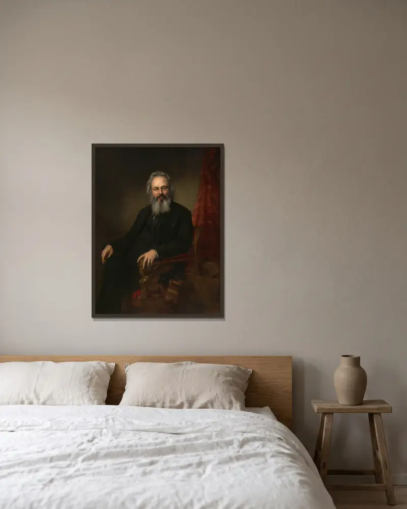 Orestes Brownson, George Peter Alexander Healy v rámu na stěně