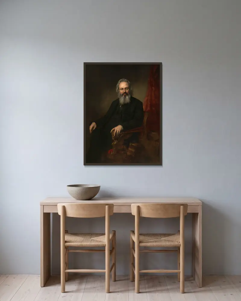 Orestes Brownson, George Peter Alexander Healy v rámu na stěně