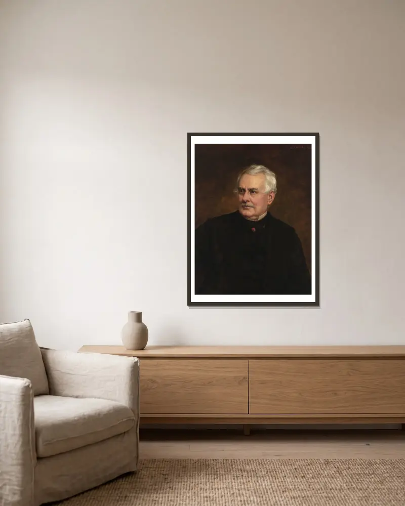 William Wilson Corcoran, George Peter Alexander Healy w ramie na ścianie