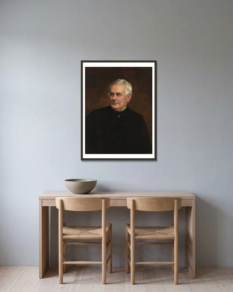 William Wilson Corcoran, George Peter Alexander Healy w ramie na ścianie