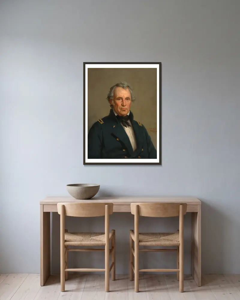 Zachary Taylor von George Peter Alexander Healy gerahmt an einer Wand