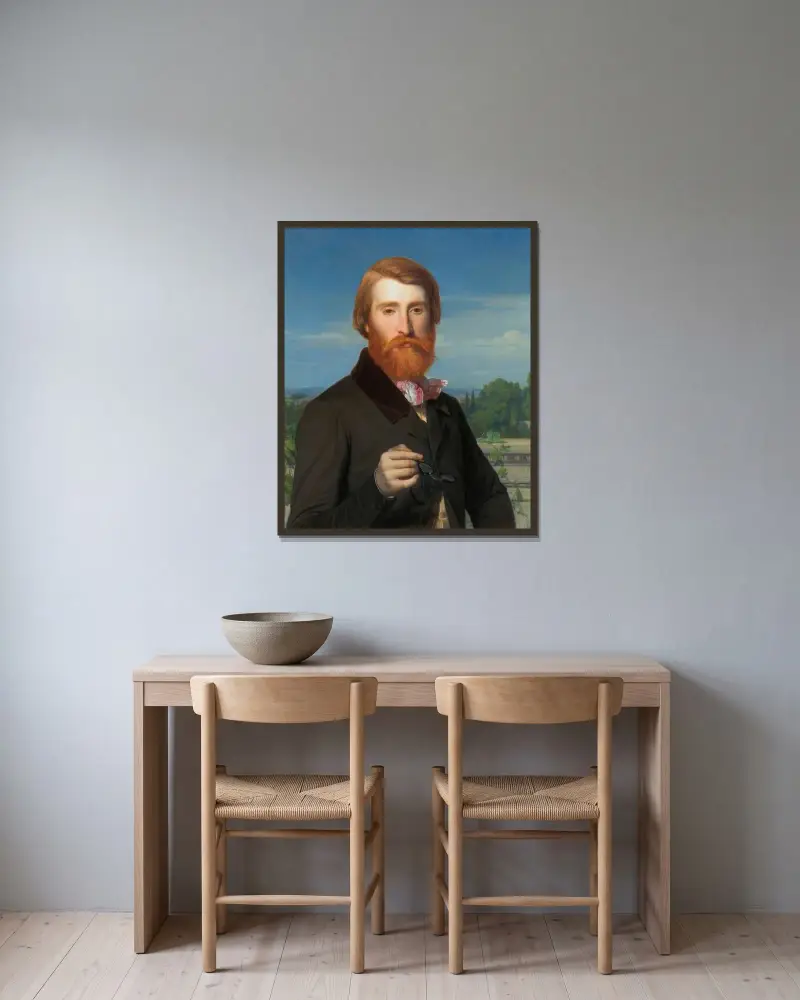 Alfred Bruyas, Alexandre Cabanel v rámu na stěně