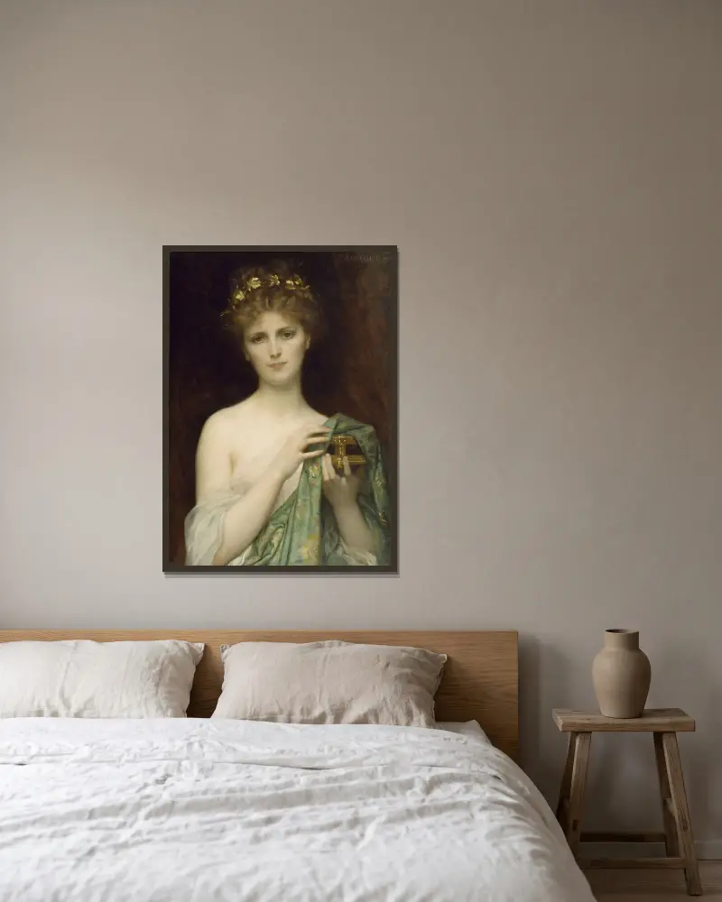 Pandora, Alexandre Cabanel v rámu na stěně