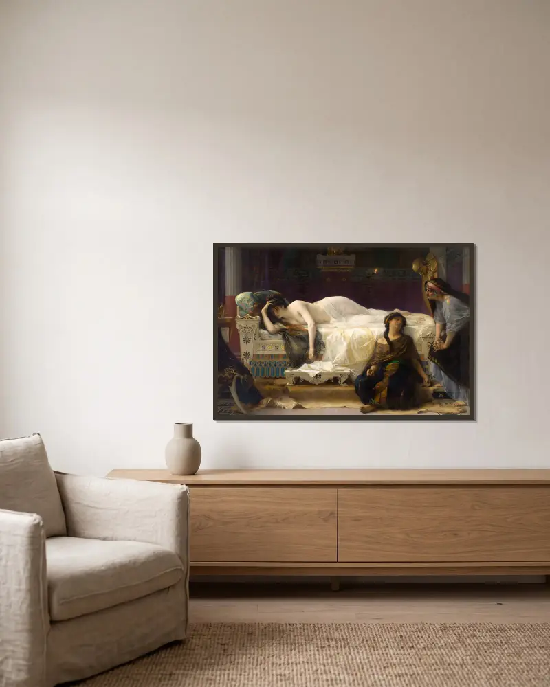 Faidra, Alexandre Cabanel v rámu na stěně