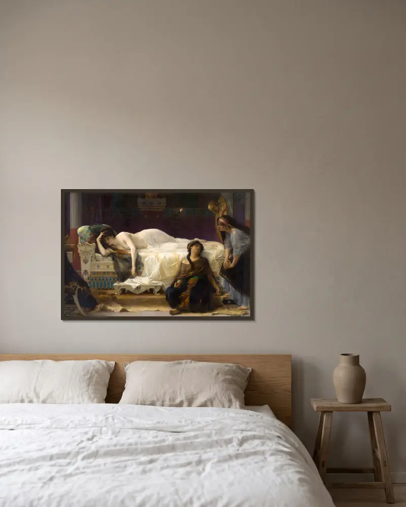 Faidra, Alexandre Cabanel v rámu na stěně