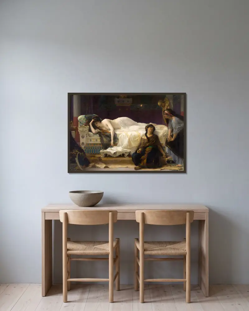 Faidra, Alexandre Cabanel v rámu na stěně
