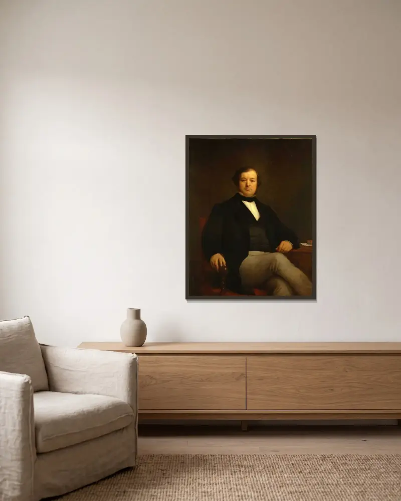 Pierre Balsan, 1807-1869, Alexandre Cabanel v rámu na stěně