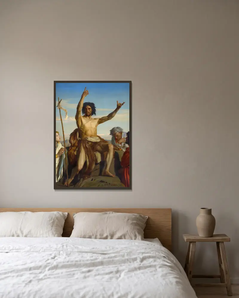 Svatý Jan Křtitel, Alexandre Cabanel v rámu na stěně