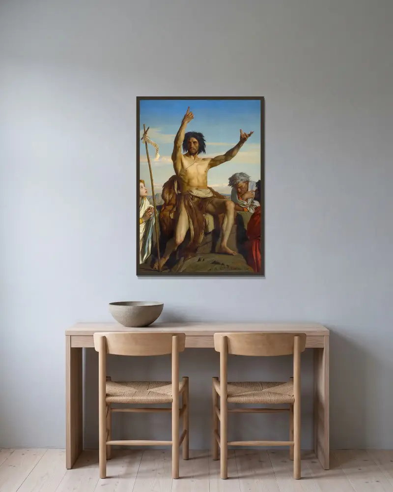 Svatý Jan Křtitel, Alexandre Cabanel v rámu na stěně