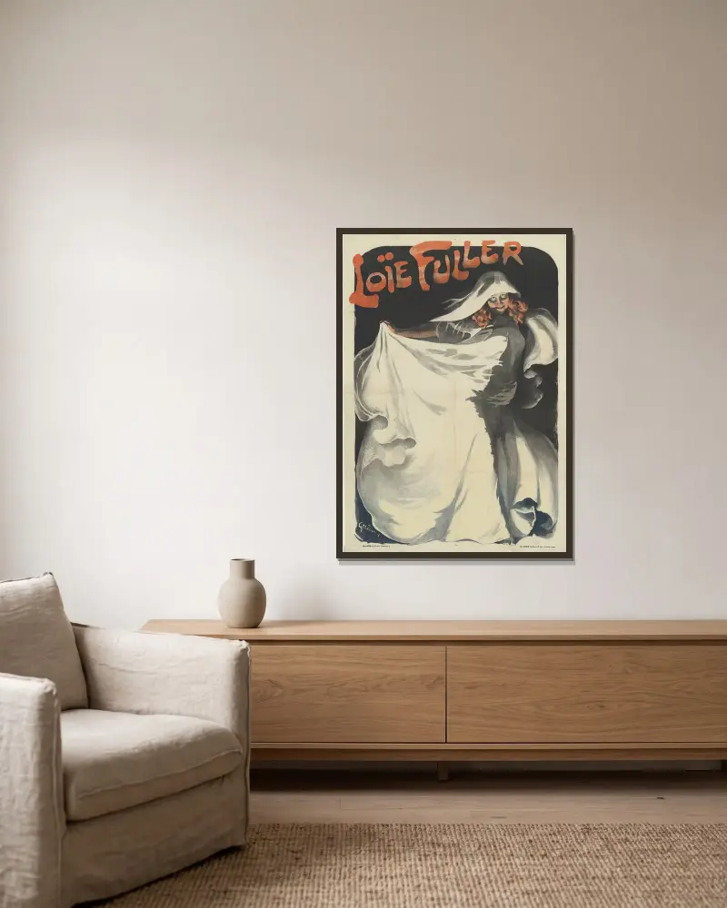 Loïe Fuller, Jules-Alexandre Grün v rámu na stěně