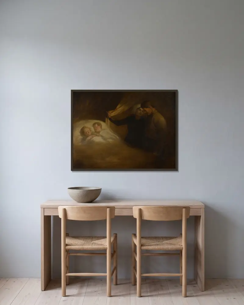 Biedni ludzie, Théophile Alexandre Steinlen w ramie na ścianie