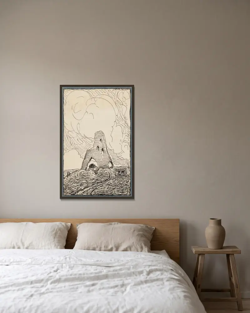 Ypres Remember, 1919 – Nr. 39 von Alfred Ost gerahmt an einer Wand
