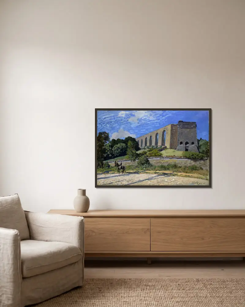 Akwedukt w Marly, Alfred Sisley w ramie na ścianie