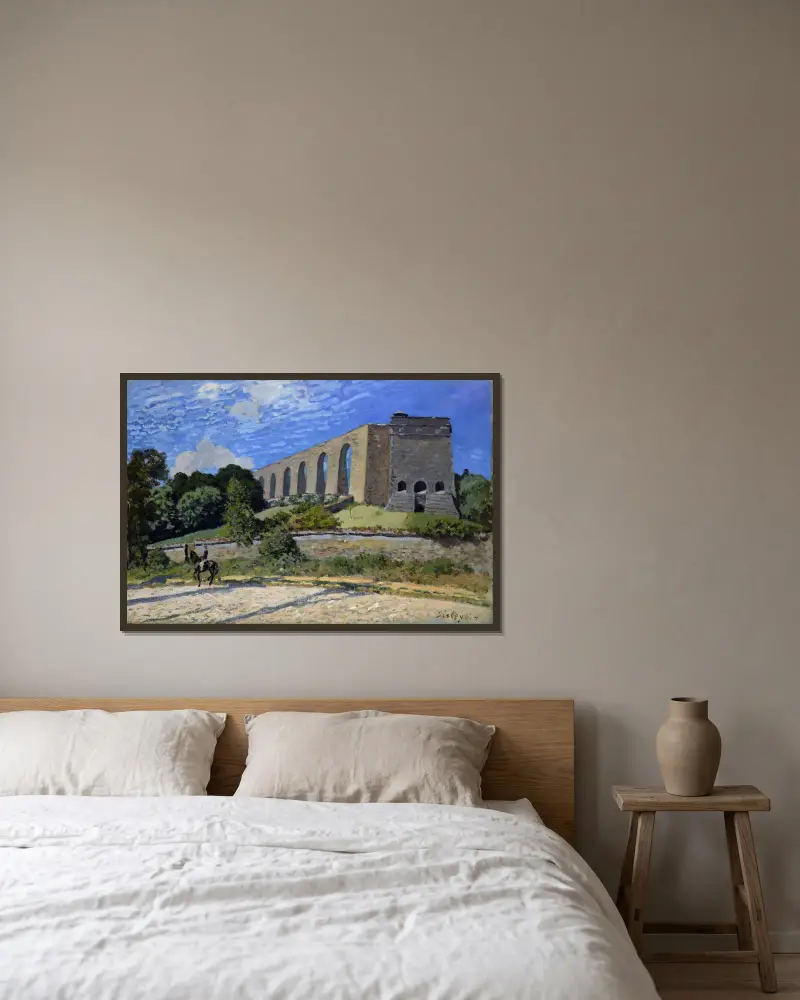 Akwedukt w Marly, Alfred Sisley w ramie na ścianie