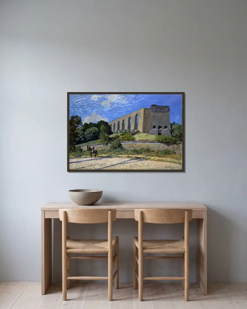 Akwedukt w Marly, Alfred Sisley w ramie na ścianie