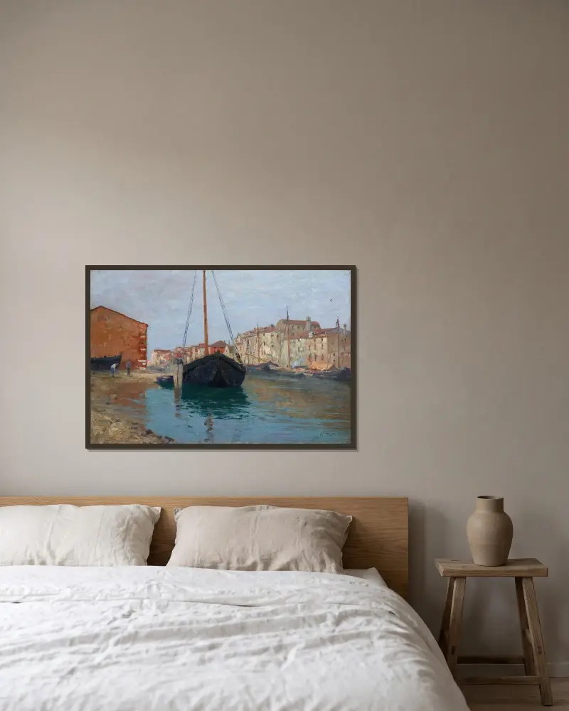 Chioggia, Alfred Zoff v rámu na stěně